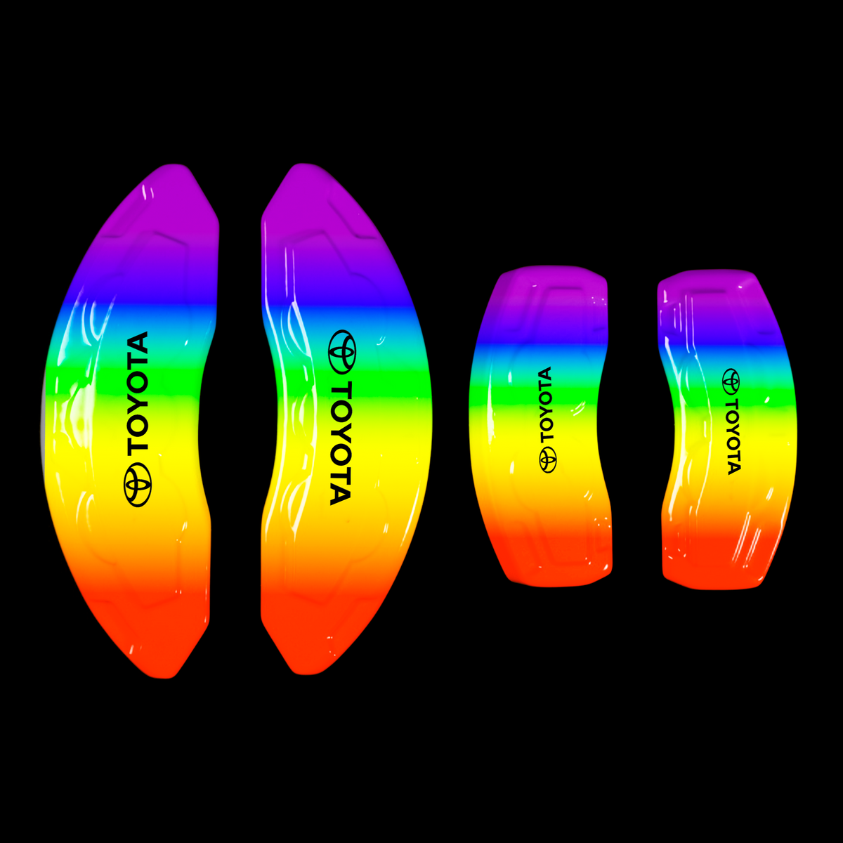 Custom Brake Caliper Covers for Toyota in Custom Color Set of 4 + Wa