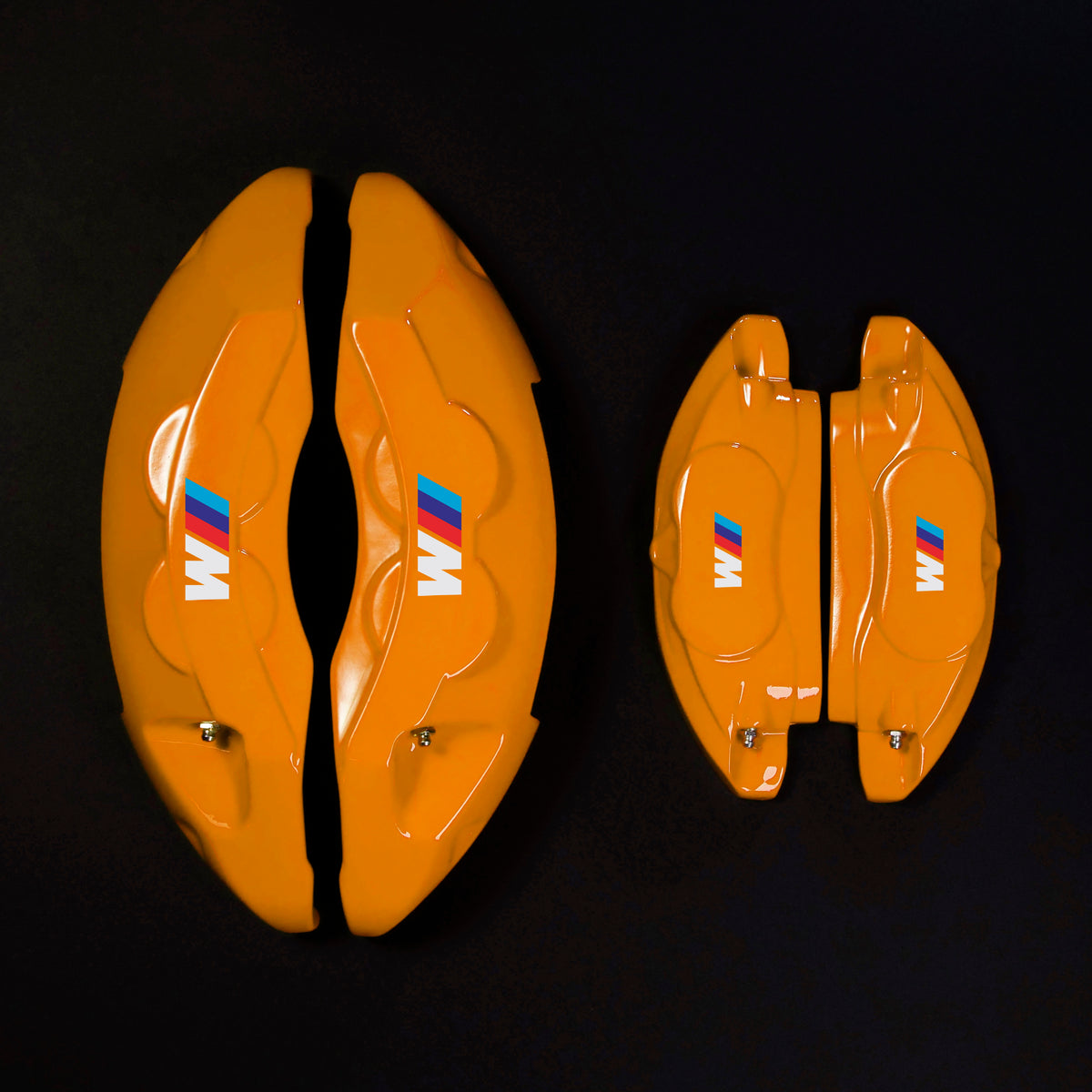 Brake Caliper Covers for BMW X3 20132017 M Style in Orange Color