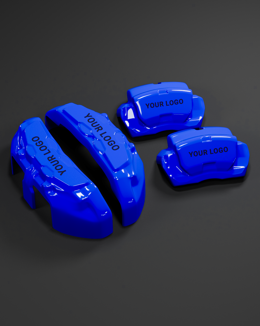 Custom Brake Caliper Covers for Rolls-Royce in Blue Color – Set of 4 + Warranty