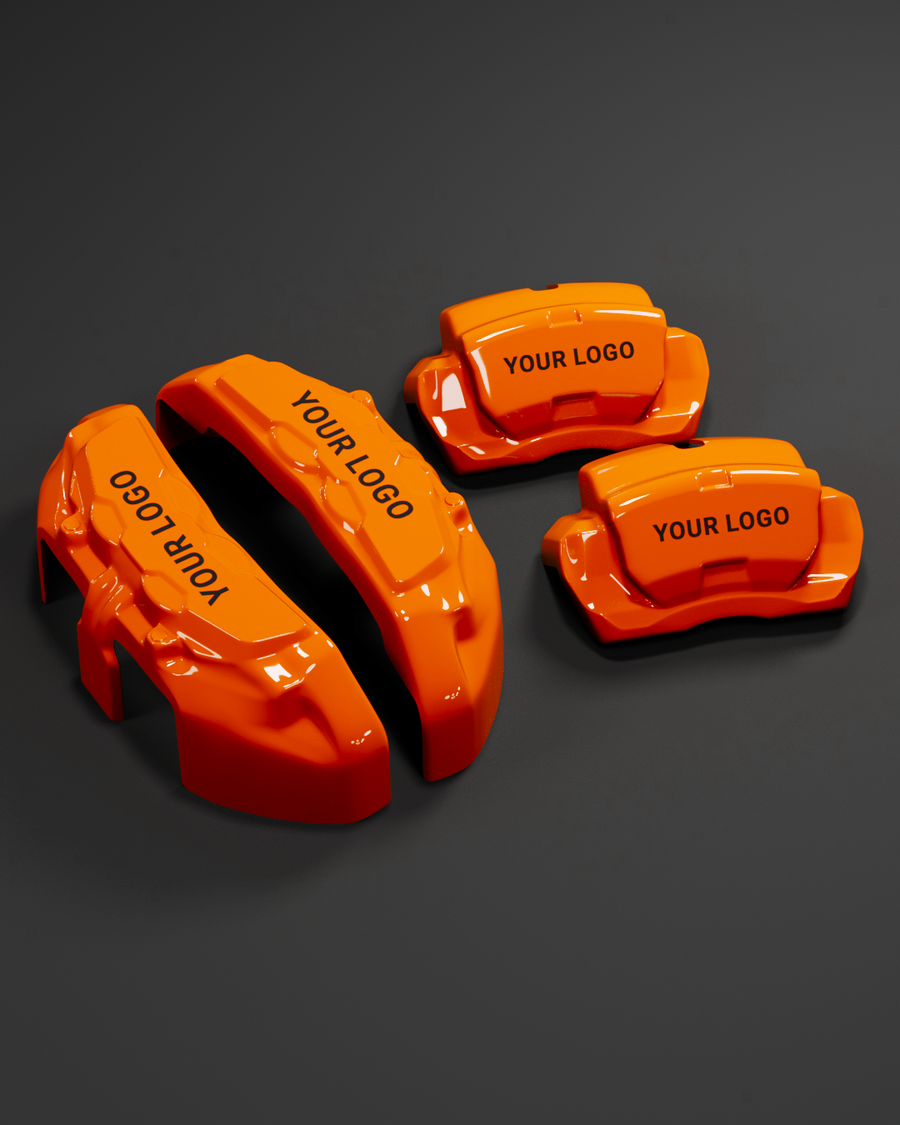 Custom Brake Caliper Covers for Rolls-Royce in Orange Color – Set of 4 + Warranty