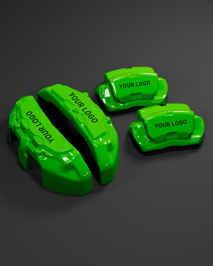 Custom Brake Caliper Covers for Rolls-Royce in Green Color – Set of 4 + Warranty