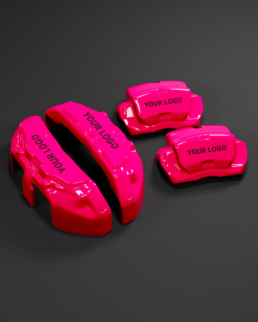 Custom Brake Caliper Covers for Rolls-Royce in Fuchsia Color – Set of 4 + Warranty