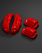 Custom Brake Caliper Covers for Rolls-Royce in Red Color – Set of 4 + Warranty