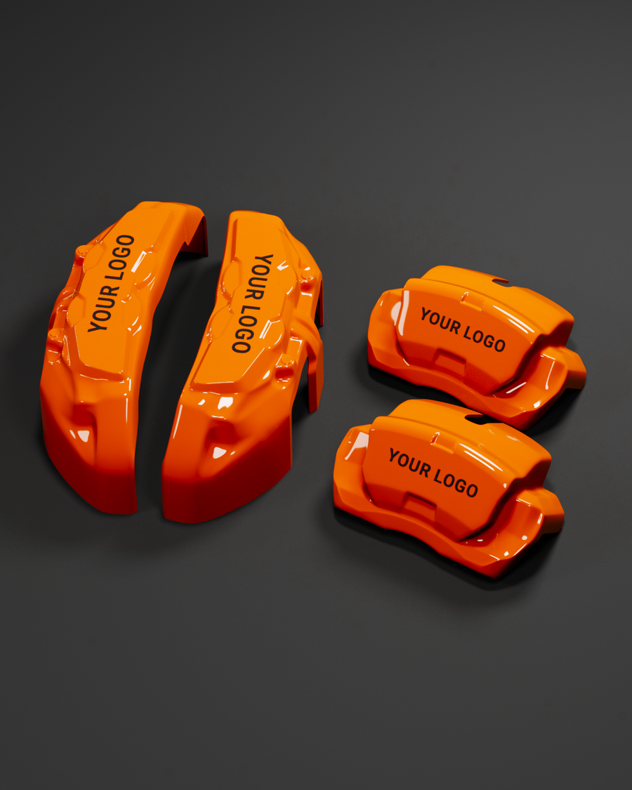 Custom Brake Caliper Covers for Rolls-Royce in Orange Color – Set of 4 + Warranty