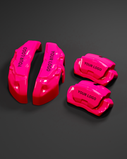 Custom Brake Caliper Covers for Rolls-Royce in Fuchsia Color – Set of 4 + Warranty