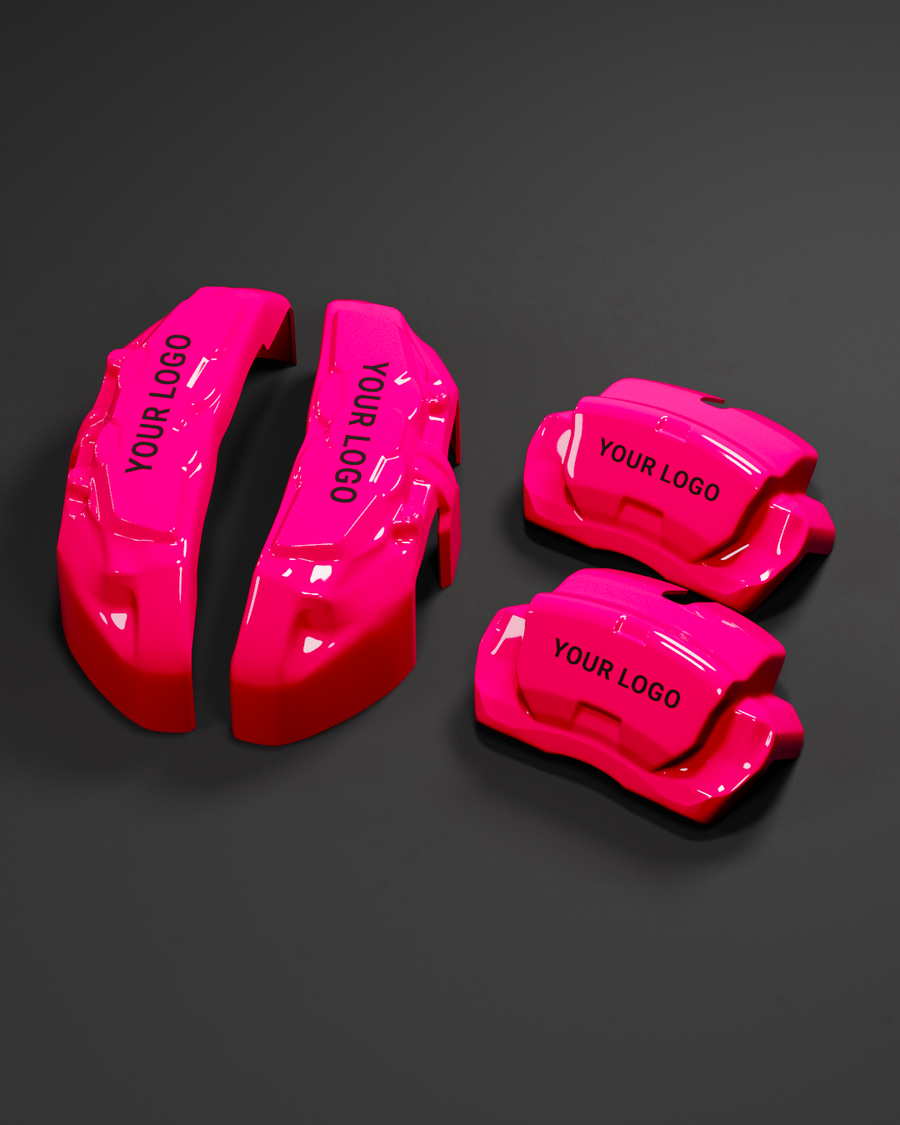 Custom Brake Caliper Covers for Rolls-Royce in Fuchsia Color – Set of 4 + Warranty
