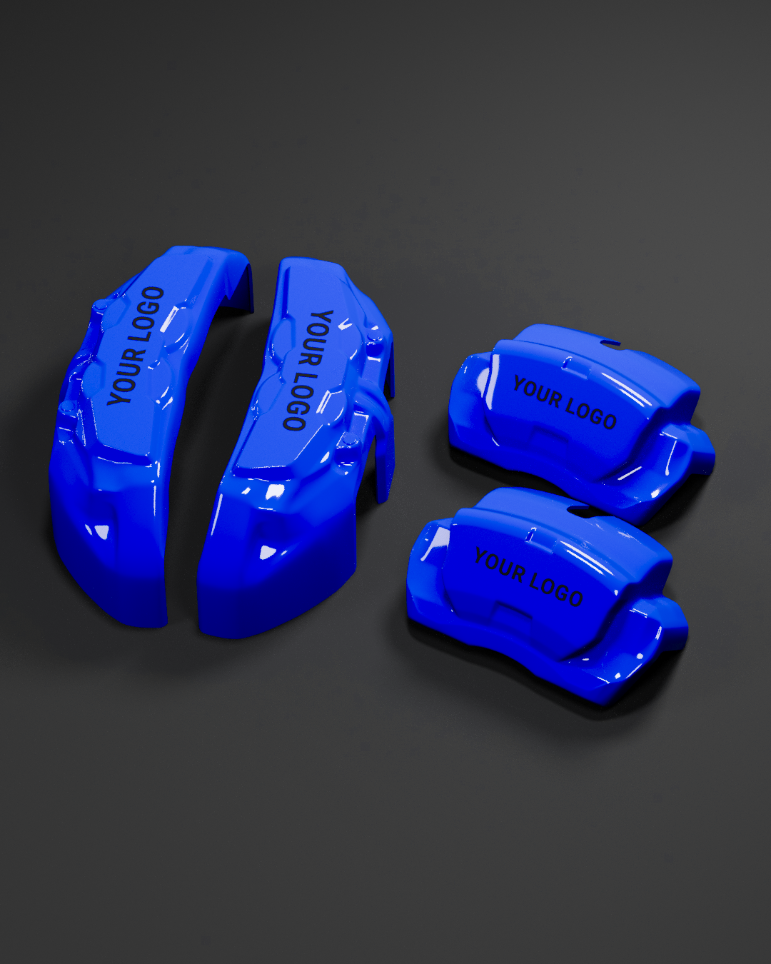 Custom Brake Caliper Covers for Rolls-Royce in Blue Color – Set of 4 + Warranty