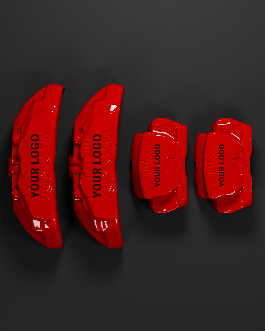Custom Brake Caliper Covers for Rolls-Royce in Red Color – Set of 4 + Warranty