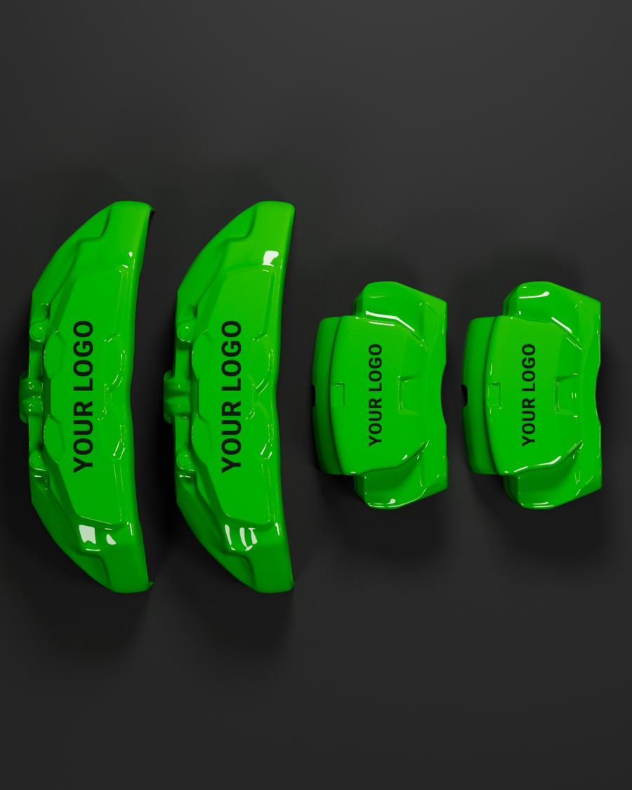 Custom Brake Caliper Covers for Rolls-Royce in Green Color – Set of 4 + Warranty