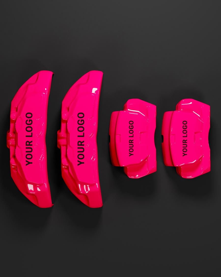 Custom Brake Caliper Covers for Rolls-Royce in Fuchsia Color – Set of 4 + Warranty