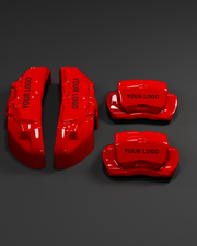 Custom Brake Caliper Covers for Rolls-Royce in Red Color – Set of 4 + Warranty