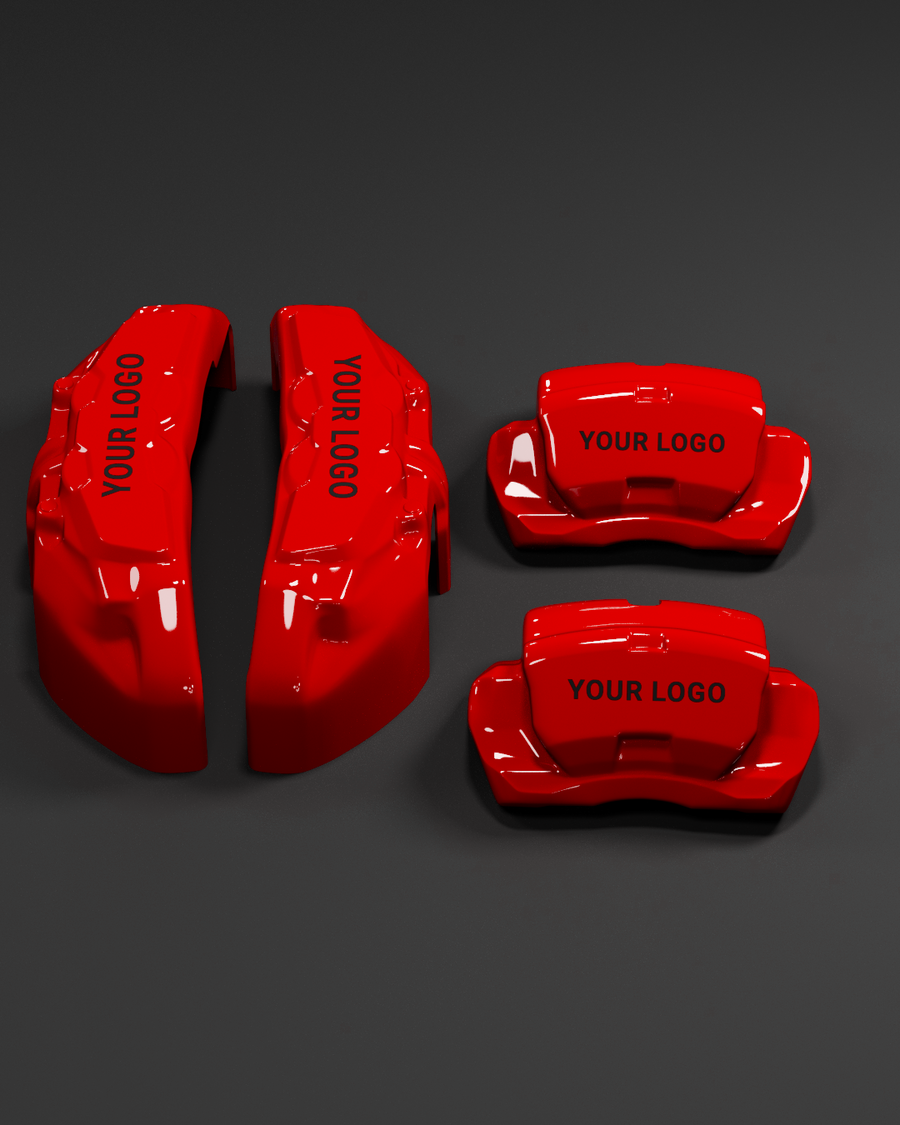 Custom Brake Caliper Covers for Rolls-Royce in Red Color – Set of 4 + Warranty