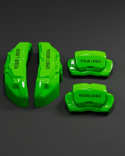 Custom Brake Caliper Covers for Rolls-Royce in Green Color – Set of 4 + Warranty