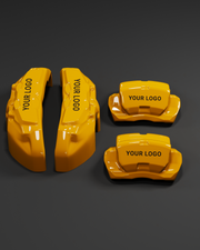 Custom Brake Caliper Covers for Rolls-Royce in Yellow Color – Set of 4 + Warranty