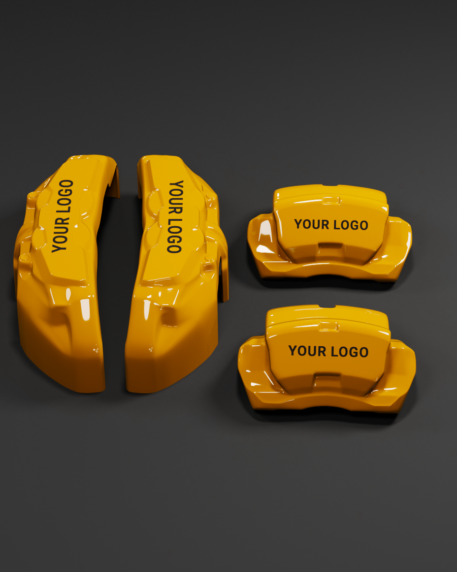 Custom Brake Caliper Covers for Rolls-Royce in Yellow Color – Set of 4 + Warranty
