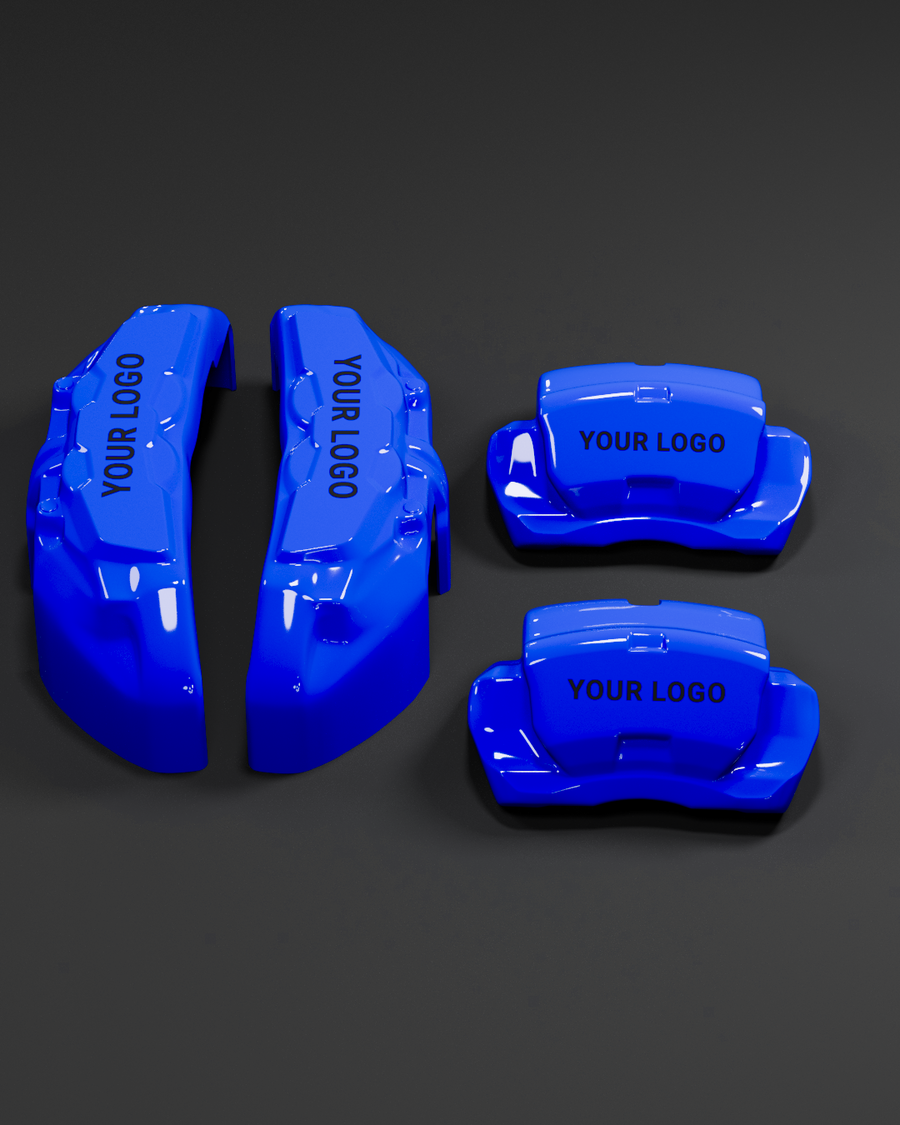 Custom Brake Caliper Covers for Rolls-Royce in Blue Color – Set of 4 + Warranty