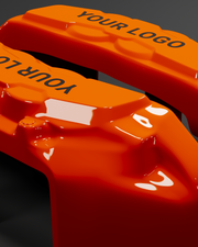 Custom Brake Caliper Covers for Rolls-Royce in Orange Color – Set of 4 + Warranty