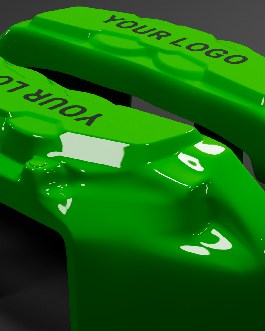 Custom Brake Caliper Covers for Rolls-Royce in Green Color – Set of 4 + Warranty