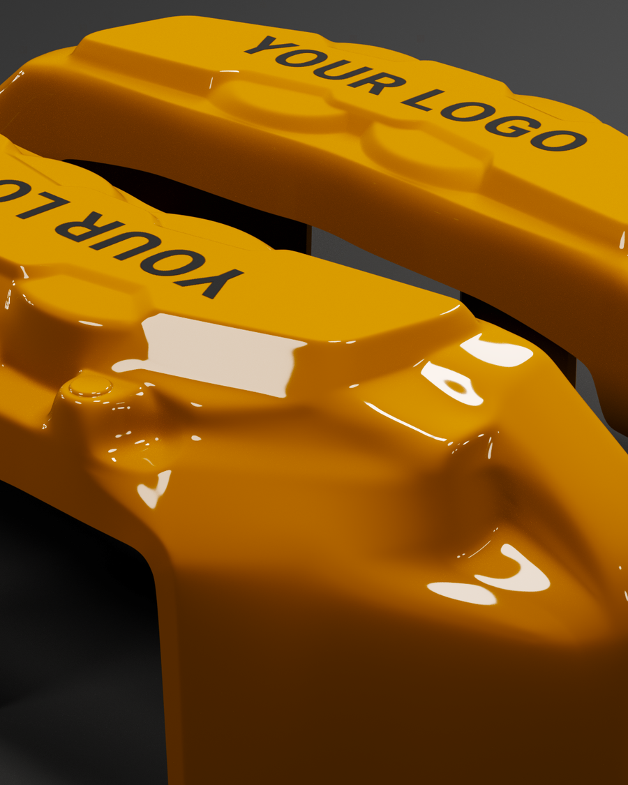 Custom Brake Caliper Covers for Rolls-Royce in Yellow Color – Set of 4 + Warranty