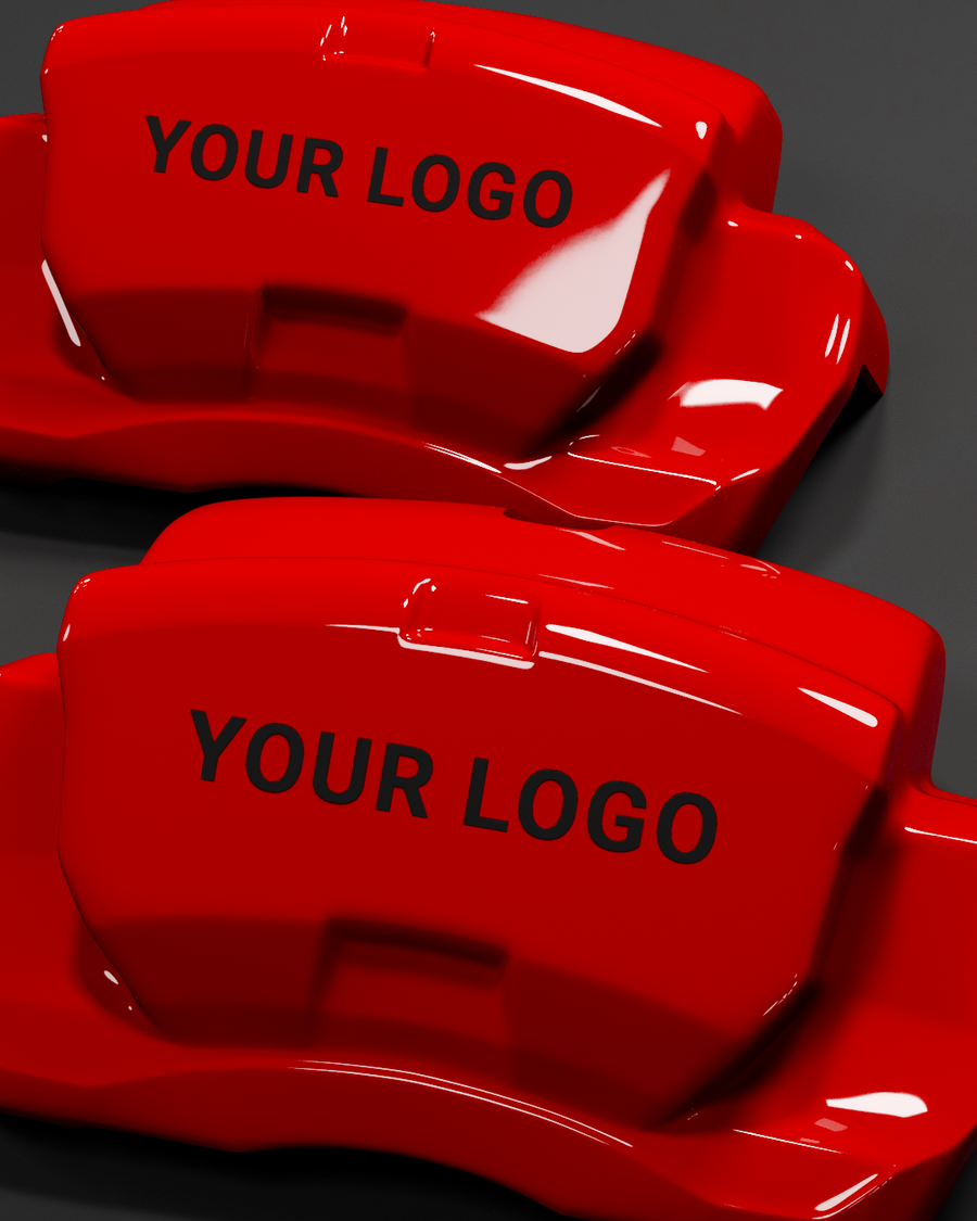 Custom Brake Caliper Covers for Rolls-Royce in Red Color – Set of 4 + Warranty