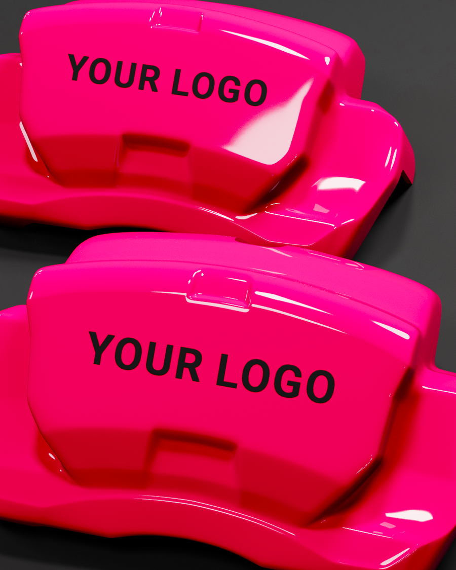 Custom Brake Caliper Covers for Rolls-Royce in Fuchsia Color – Set of 4 + Warranty