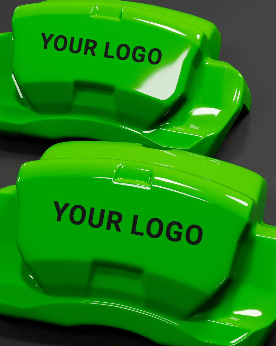 Custom Brake Caliper Covers for Rolls-Royce in Green Color – Set of 4 + Warranty