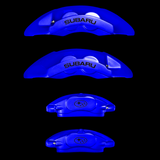 Custom Brake Caliper Covers for Subaru in Blue Color – Set of 4 + Warranty