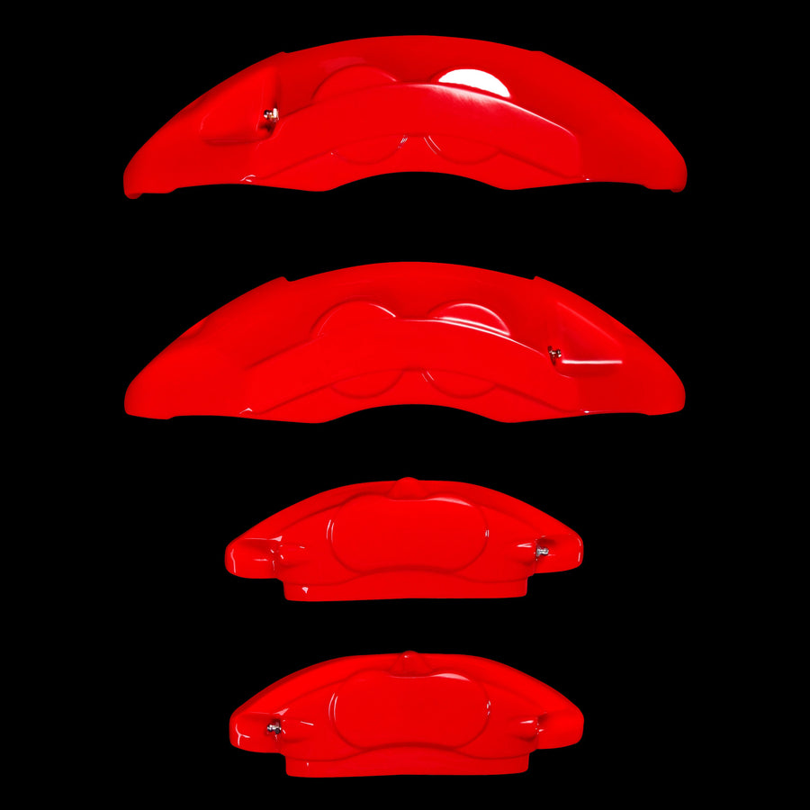 Custom Brake Caliper Covers for BMW in Red Color – Set of 4 + Warranty