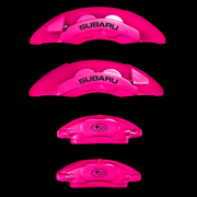 Custom Brake Caliper Covers for Subaru in Fuchsia Color – Set of 4 + Warranty