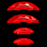 Custom Brake Caliper Covers for Rolls-Royce in Red Color – Set of 4 + Warranty