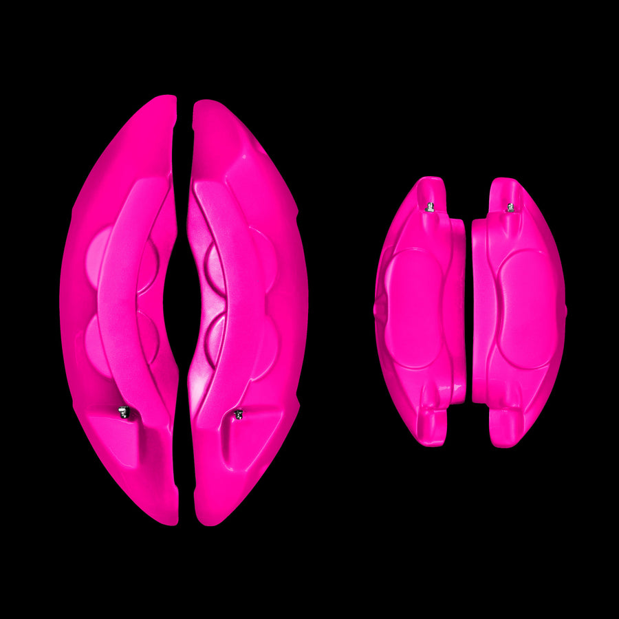 Custom Brake Caliper Covers for BMW – M Style in Fuchsia Color – Set of 4 + Warranty