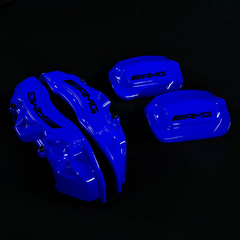 Brake Caliper Covers for Mercedes-Benz G550 2018-2024 – AMG Style in Blue Color – Set of 4 + Warranty