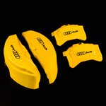 Custom Brake Caliper Covers for Audi in Yellow Color – Set of 4 + Warranty