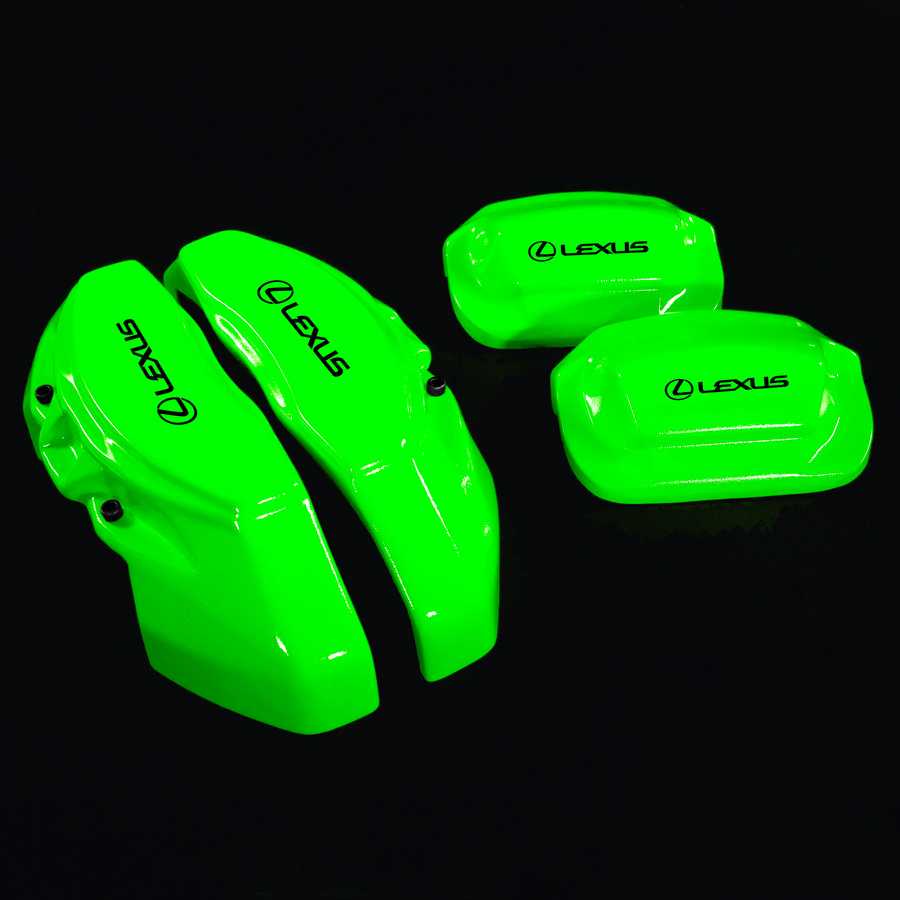 Custom Brake Caliper Covers for Lexus in Green Color – Set of 4 + Warranty