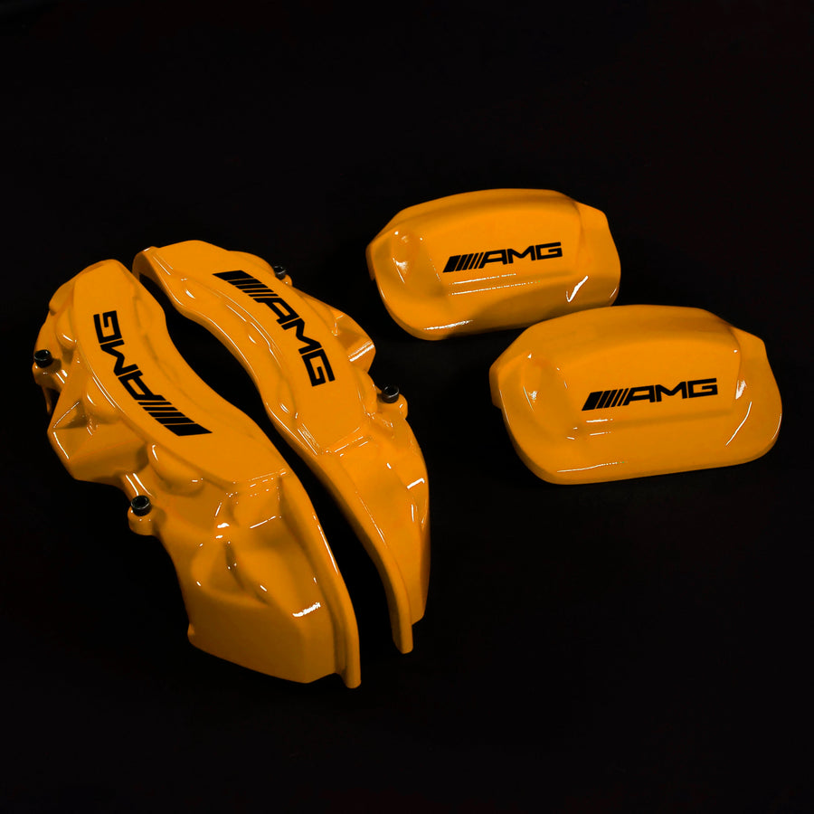 Brake Caliper Covers for Mercedes-Benz G550 2018-2024 – AMG Style in Orange Color – Set of 4 + Warranty