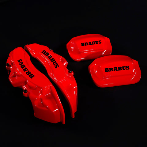 Brake Caliper Covers for Mercedes-Benz G550 2018-2024 – Brabus in Red Color – Set of 4 + Warranty