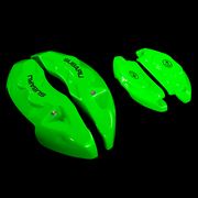Custom Brake Caliper Covers for Subaru in Green Color – Set of 4 + Warranty