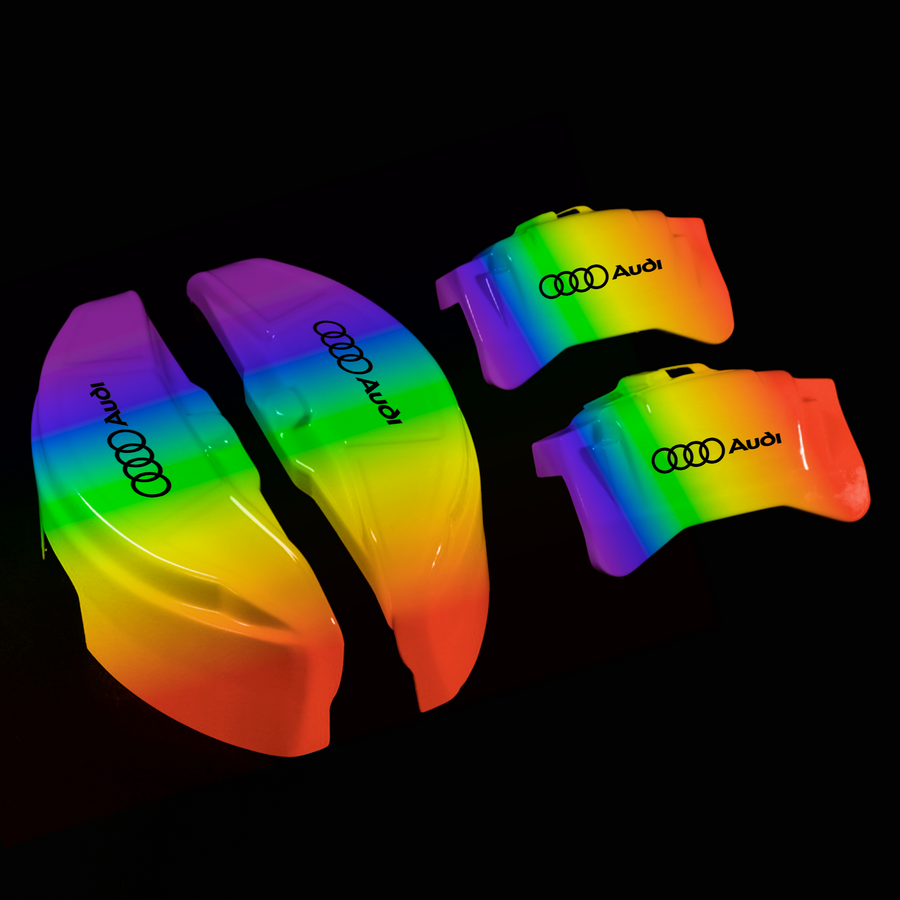 Custom Brake Caliper Covers for Audi in Custom Color – Set of 4 + Warranty