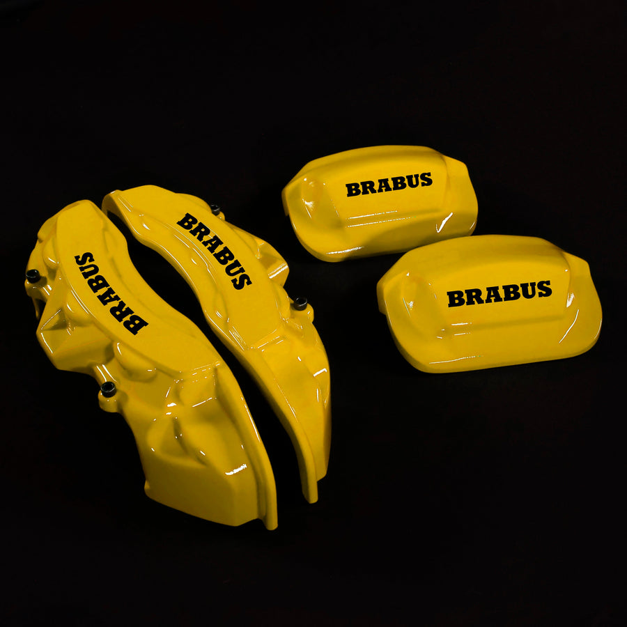 Brake Caliper Covers for Mercedes-Benz G550 2018-2024 – Brabus in Yellow Color – Set of 4 + Warranty