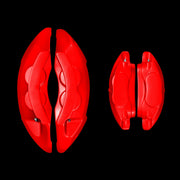 Custom Brake Caliper Covers for BMW in Red Color – Set of 4 + Warranty