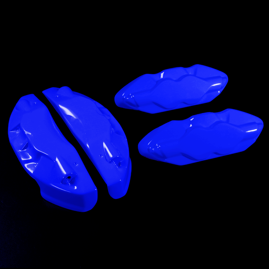 Custom Brake Caliper Covers for Cadillac in Blue Color – Set of 4 + Warranty