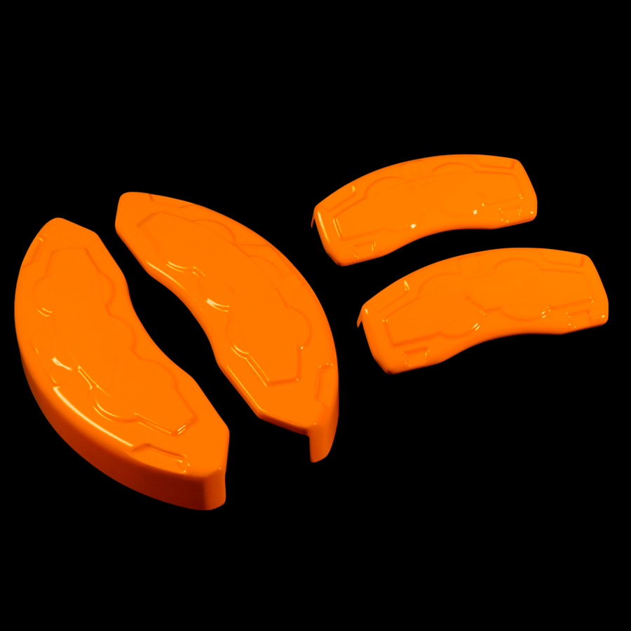 Custom Brake Caliper Covers for Chevrolet in Orange Color – Set of 4 + Warranty