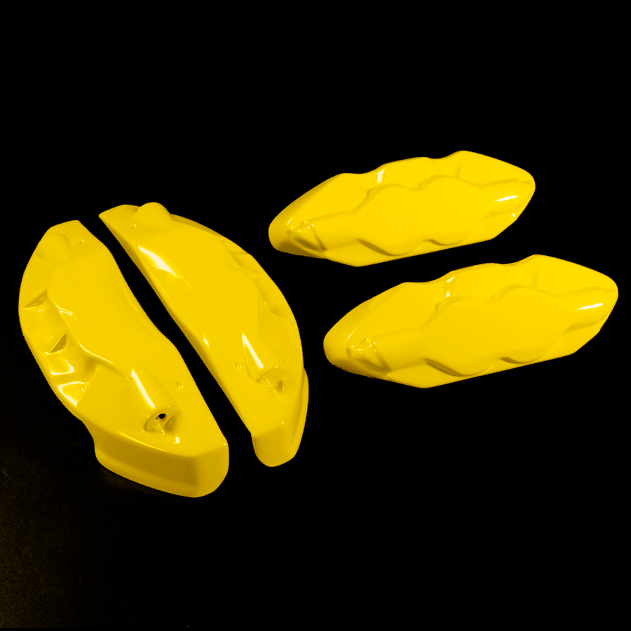 Custom Brake Caliper Covers for Cadillac in Yellow Color – Set of 4 + Warranty