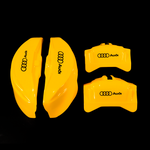 Custom Brake Caliper Covers for Audi in Yellow Color – Set of 4 + Warranty