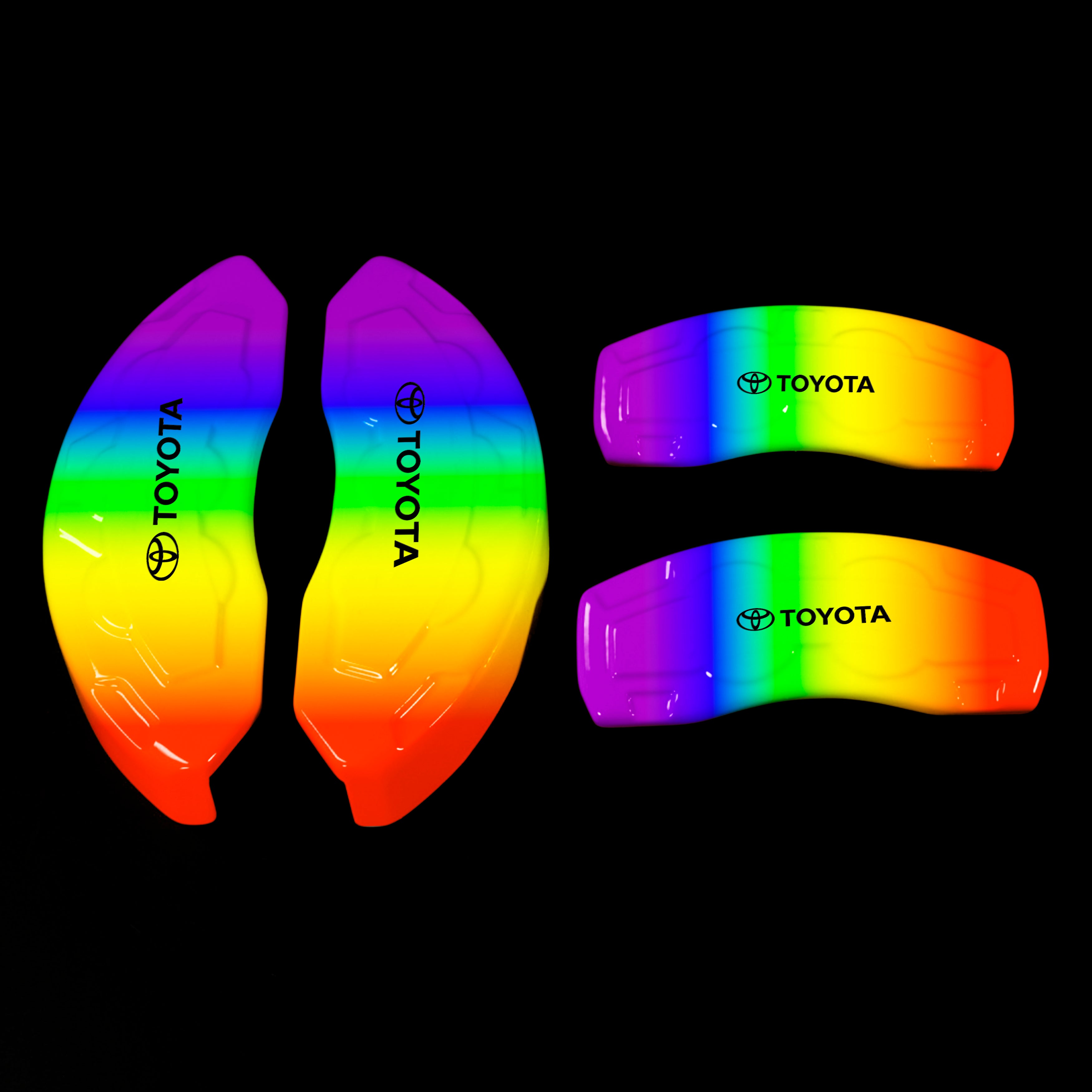 Custom Brake Caliper Covers for Toyota in Custom Color – Set of 4 + Warranty