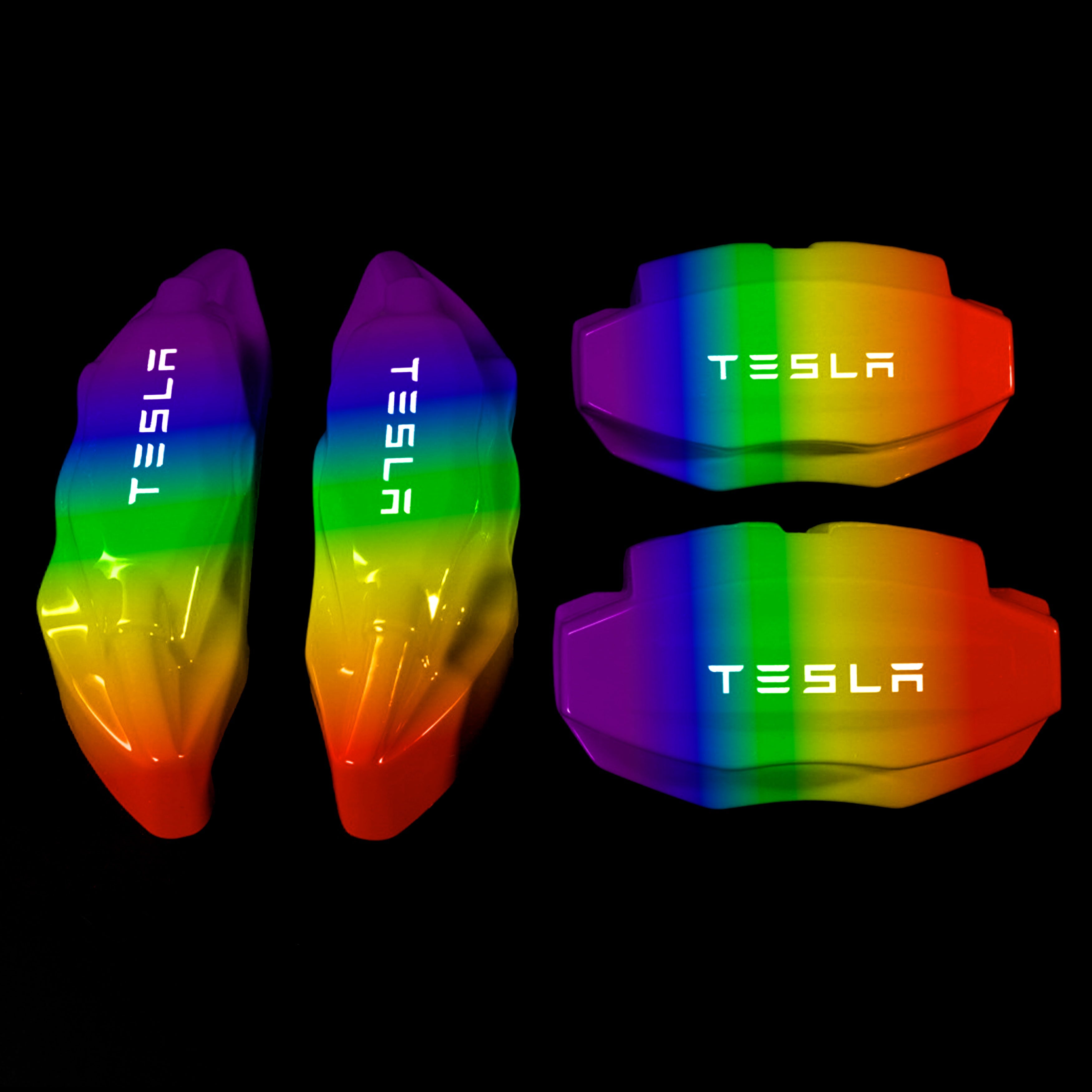 Brake Caliper Covers for Tesla Model X 2021-2023 in Custom Color – Set of 4 + Warranty