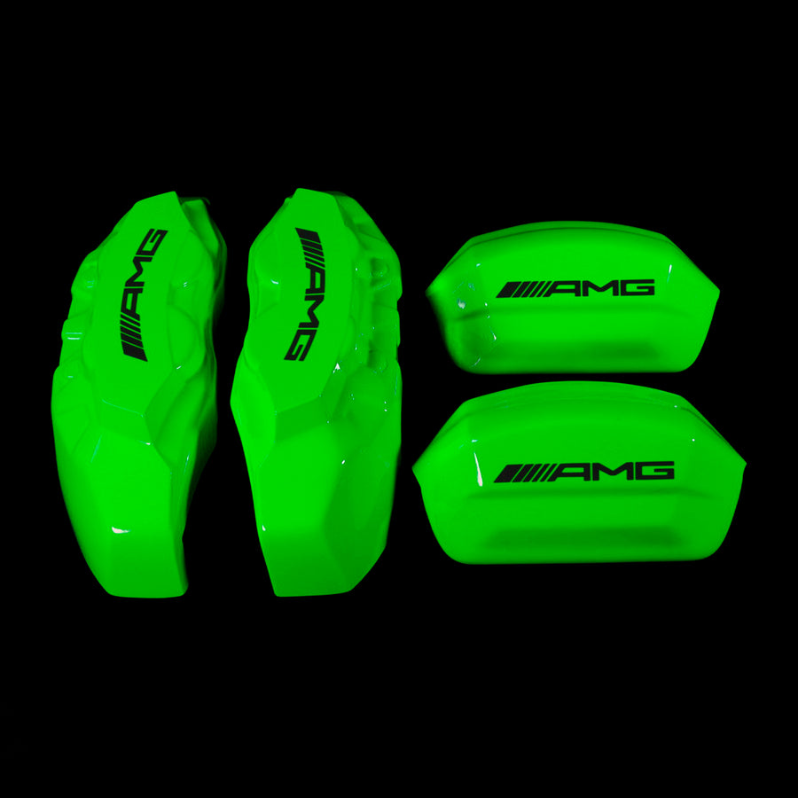 Brake Caliper Covers for Mercedes-Benz C43 2015-2018 – AMG Style in Green Color – Set of 4 + Warranty