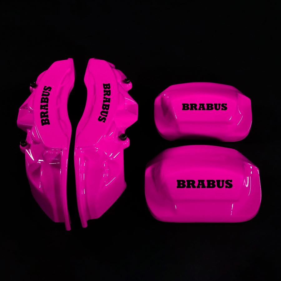 Brake Caliper Covers for Mercedes-Benz G550 2018-2024 – Brabus in Fuchsia Color – Set of 4 + Warranty