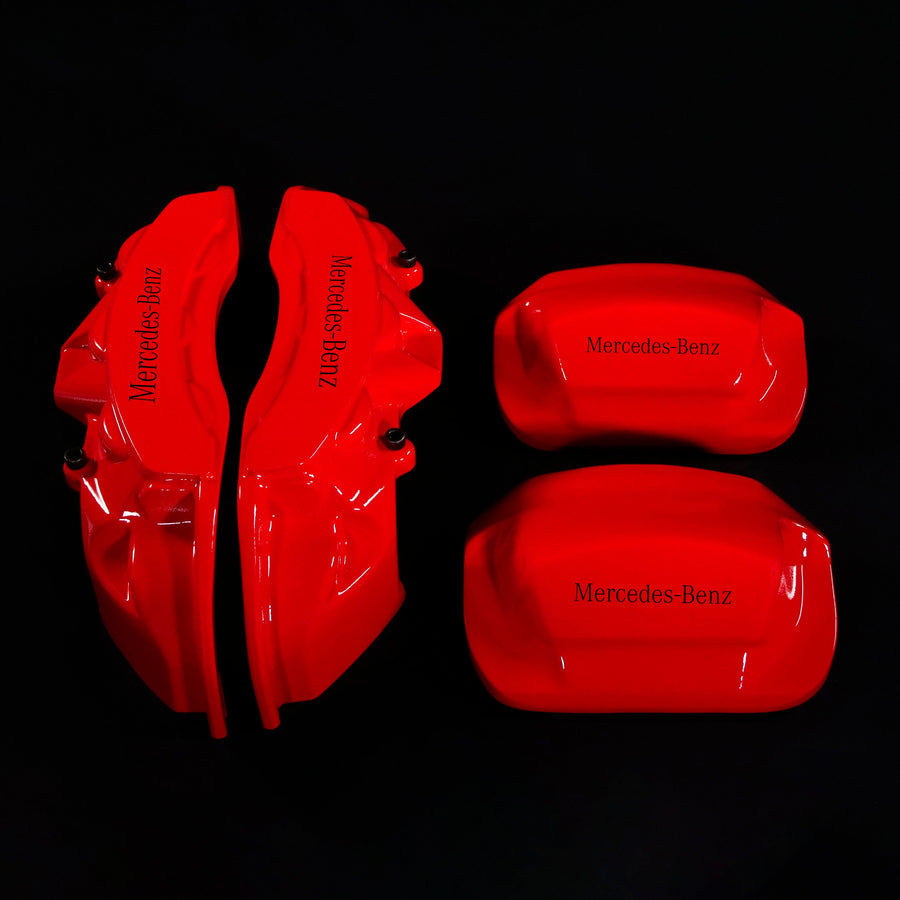 Brake Caliper Covers for Mercedes-Benz G550 2018-2024 in Red Color – Set of 4 + Warranty