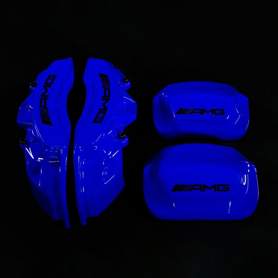 Brake Caliper Covers for Mercedes-Benz G550 2018-2024 – AMG Style in Blue Color – Set of 4 + Warranty